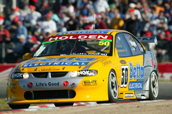 2003 Australian V8 Supercars
Round 4 Winton, Victoria 25th May 2003:Holden driver Jason Bright in action during Round 4 of the V8 Supercars at Winton, Victoria Australia. Bright finshed 2nd and remains the championship leader.
World Copyright: Mark Horsburgh/LAT Photographic 2003 Australian V8 Supercars
Round 4 Winton, Victoria 25th May 2003:Holden driver Jason Bright in action during Round 4 of the V8 Supercars at Winton, Victoria Australia. Bright finshed 2nd and remains the championship leader.
World Copyright: Mark Horsburgh/LAT Photographic