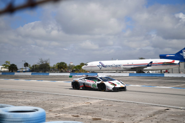 2017 WeatherTech SportsCar Championship - IMSA February Test
Sebring International Raceway, Sebring, FL USA
Thursday 23 February 2017
27, Lamborghini, Lamborghini Huracan GT3, GTD, Lawrence DeGeorge, Cedric Sbirrazzuoli, Paolo Ruberti
World Copyright: Richard Dole/LAT Images

ref: Digital Image RD_2_17_63