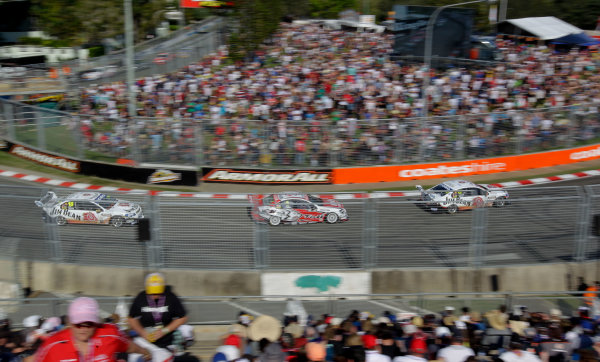 Gold Coast 600, Surfers Paradise, Queensland, Australia. 22nd - 24th October 2010.
V8 Supercar,Supercars,Holden,Toll Holden Racing Team,HRT,Car 2,Garth Tander,Cameron McConville,Commodore VE,endurance,enduro.
World Copyright: Mark Horsburgh/LAT Photographic.
Ref: 2-HRT-EV11-10-24987.