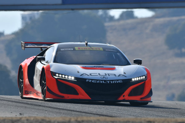 Pirelli World Challenge
Intercontinental GT Challenge California 8 Hours
Mazda Raceway Laguna Seca
Monterey, CA USA
Thursday 12 October 2017
Ryan Eversley, Tom Dyer, Dane Cameron, Acura NSX GT3, GT3 Overall
World Copyright: Richard Dole
LAT Images
ref: Digital Image RD_PWCLS17_016