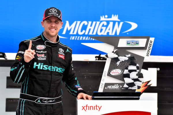 NASCAR XFINITY Series
Irish Hills 250
Michigan International Speedway, Brooklyn, MI USA
Saturday 17 June 2017
Denny Hamlin, Hisense Toyota Camry celebrates his win in Victory Lane
World Copyright: Nigel Kinrade
LAT Images NASCAR XFINITY Series
Irish Hills 250
Michigan International Speedway, Brooklyn, MI USA
Saturday 17 June 2017
Denny Hamlin, Hisense Toyota Camry celebrates his win in Victory Lane
World Copyright: Nigel Kinrade
LAT Images