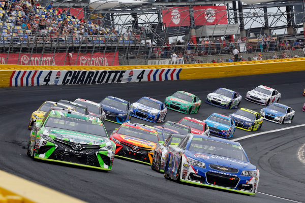 Monster Energy NASCAR Cup Series
Bank of America 500
Charlotte Motor Speedway, Concord, NC
Sunday 8 October 2017
Kyle Busch, Joe Gibbs Racing, Interstate Batteries Toyota Camry and Jamie McMurray, Chip Ganassi Racing, Sherwin-Williams Chevrolet SS
World Copyright: Russell LaBounty
LAT Images Monster Energy NASCAR Cup Series
Bank of America 500
Charlotte Motor Speedway, Concord, NC
Sunday 8 October 2017
Kyle Busch, Joe Gibbs Racing, Interstate Batteries Toyota Camry and Jamie McMurray, Chip Ganassi Racing, Sherwin-Williams Chevrolet SS
World Copyright: Russell LaBounty
LAT Images
