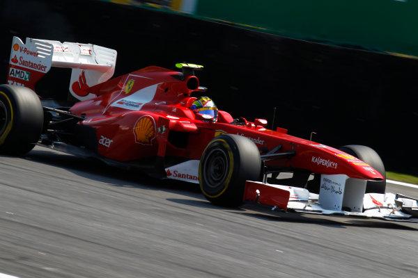Interlagos, Sao Paulo, Brazil.
25th November 2011.
Felipe Massa, Ferrari F150° Italia. Action.
World Copyright:Steven Tee/LAT Photographic
ref: Digital Image _A8C7809 Interlagos, Sao Paulo, Brazil.
25th November 2011.
Felipe Massa, Ferrari F150° Italia. Action.
World Copyright:Steven Tee/LAT Photographic
ref: Digital Image _A8C7809