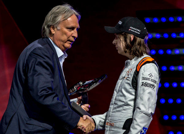 2016/2017 FIA Formula E Championship.
Vegas eRace, Las Vegas, Nevada, United States of America.
Sunday 8 January 2017.
Provisional 2nd Place, Bono Huis, Faraday Future Dragon Racing, would be promoted to the win.
Photo: Zak Mauger/LAT/Formula E
ref: Digital Image _L0U7489 2016/2017 FIA Formula E Championship.
Vegas eRace, Las Vegas, Nevada, United States of America.
Sunday 8 January 2017.
Provisional 2nd Place, Bono Huis, Faraday Future Dragon Racing, would be promoted to the win.
Photo: Zak Mauger/LAT/Formula E
ref: Digital Image _L0U7489