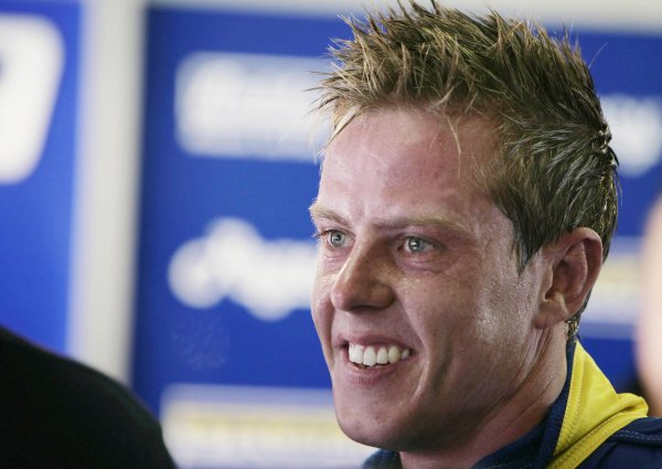 2007 Australian V8 Supercars - Clipsal 500.
Adelaide, Australia. 1st - 4th March 2007.
James Courtney (Stone Brothers Racing Ford Falcon BF). Portrait. 
World Copyright: Mark Horsburgh/LAT Photographic
ref: Digital Image Courtney-SBR-RD1-06-17402




