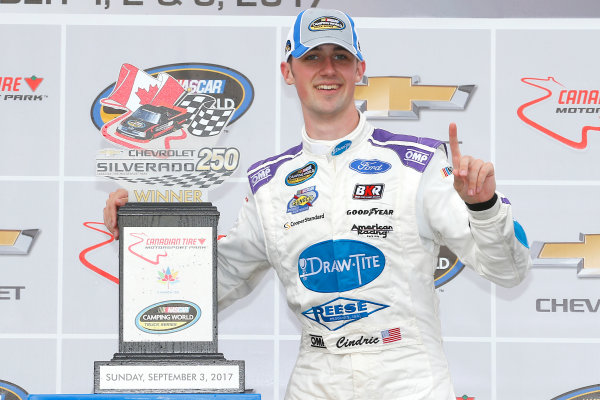 NASCAR Camping World Truck Series
Chevrolet Silverado 250
Canadian Tire Motorsport Park
Bowmanville, ON CAN
Sunday 3 September 2017
Austin Cindric, Draw-Tite\Reese Ford F150 celebrates in victory lane
World Copyright: Russell LaBounty
LAT Images NASCAR Camping World Truck Series
Chevrolet Silverado 250
Canadian Tire Motorsport Park
Bowmanville, ON CAN
Sunday 3 September 2017
Austin Cindric, Draw-Tite\Reese Ford F150 celebrates in victory lane
World Copyright: Russell LaBounty
LAT Images