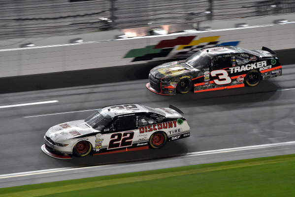 2017 Xfinity - Powershares QQQ 300
Daytona International Speedway, Daytona Beach, FL USA
Saturday 25 February 2017
Brad Keselowski and Ty Dillon.
World Copyright: Rusty Jarrett/LAT Images
ref: Digital Image 17DAY1rj_05639 2017 Xfinity - Powershares QQQ 300
Daytona International Speedway, Daytona Beach, FL USA
Saturday 25 February 2017
Brad Keselowski and Ty Dillon.
World Copyright: Rusty Jarrett/LAT Images
ref: Digital Image 17DAY1rj_05639