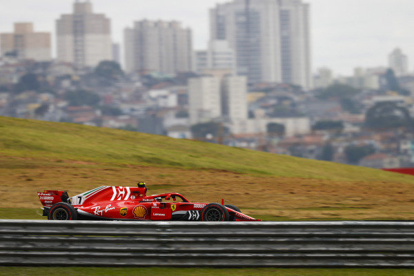 Kimi Raikkonen, Ferrari SF71H.