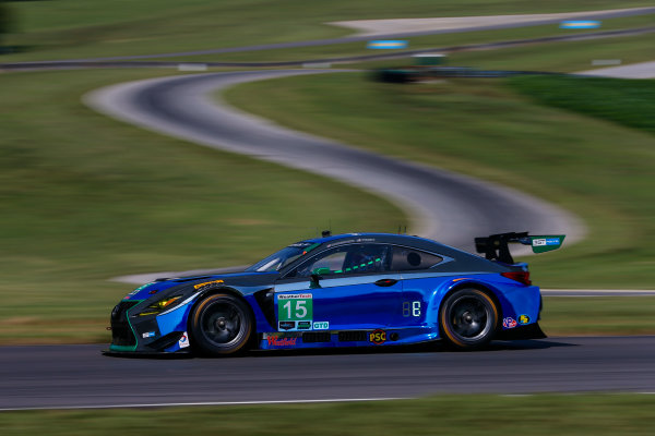 IMSA WeatherTech SportsCar Championship
Michelin GT Challenge at VIR
Virginia International Raceway, Alton, VA USA
Friday 25 August 2017
15, Lexus, Lexus RCF GT3, GTD, Scott Pruett, Jack Hawksworth
World Copyright: Jake Galstad
LAT Images