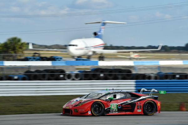 2017 WeatherTech SportsCar Championship - IMSA February Test
Sebring International Raceway, Sebring, FL USA
Thursday 23 February 2017
48, Lamborghini, Lamborghini Huracan GT3, GTD, Bryan Sellers, Madison Snow, Dion von Moltke
World Copyright: Richard Dole/LAT Images
ref: Digital Image RD_2_17_75