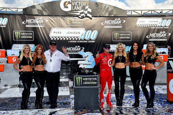 Monster Energy NASCAR Cup Series
Pure Michigan 400
Michigan International Speedway, Brooklyn, MI USA
Sunday 13 August 2017
Kyle Larson, Chip Ganassi Racing, Target Chevrolet SS wins
World Copyright: Rusty Jarrett
LAT Images Monster Energy NASCAR Cup Series
Pure Michigan 400
Michigan International Speedway, Brooklyn, MI USA
Sunday 13 August 2017
Kyle Larson, Chip Ganassi Racing, Target Chevrolet SS wins
World Copyright: Rusty Jarrett
LAT Images