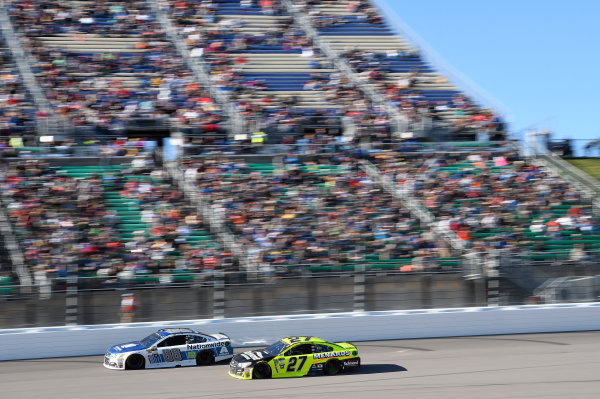 Monster Energy NASCAR Cup Series
Hollywood Casino 400
Kansas Speedway, Kansas City, KS USA
Sunday 22 October 2017
Dale Earnhardt Jr, Hendrick Motorsports, Nationwide Chevrolet SS, Paul Menard, Richard Childress Racing, Richmond/Menards Chevrolet SS
World Copyright: John K Harrelson
LAT Images