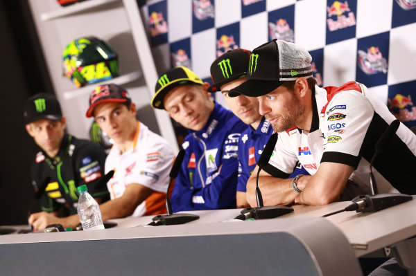 2017 MotoGP Championship - Round 3
Circuit of the Americas, Austin, Texas, USA
Thursday 20 April 2017
Cal Crutchlow, Team LCR Honda
World Copyright: Gold and Goose Photography/LAT Images
ref: Digital Image 500-1378