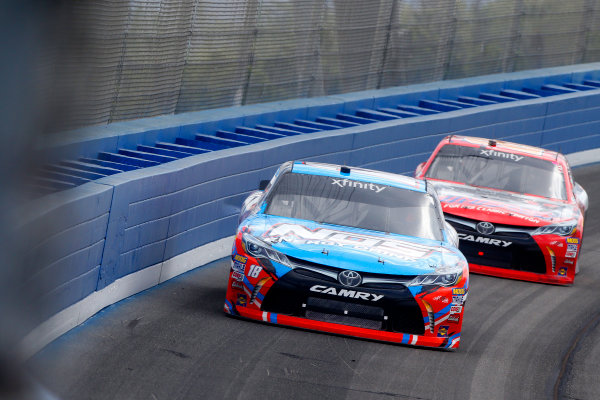 2017 NASCAR Xfinity Series
Service King 300
Auto Club Speedway, Fontana, CA USA
Saturday 25 March 2017
Kyle Busch, NOS Energy Drink Toyota Camry, Erik Jones, Game Stop / Nyko Mini Boss Toyota Camry
World Copyright: Lesley Ann Miller/LAT Images
ref: Digital Image lam_170325FON21776