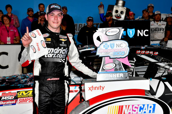 NASCAR XFINITY Series
Drive for the Cure 300
Charlotte Motor Speedway, Concord, NC
Sunday 8 October 2017
Alex Bowman, HendrickCars.com Chevrolet Camaro wins
World Copyright: Rusty Jarrett
LAT Images NASCAR XFINITY Series
Drive for the Cure 300
Charlotte Motor Speedway, Concord, NC
Sunday 8 October 2017
Alex Bowman, HendrickCars.com Chevrolet Camaro wins
World Copyright: Rusty Jarrett
LAT Images