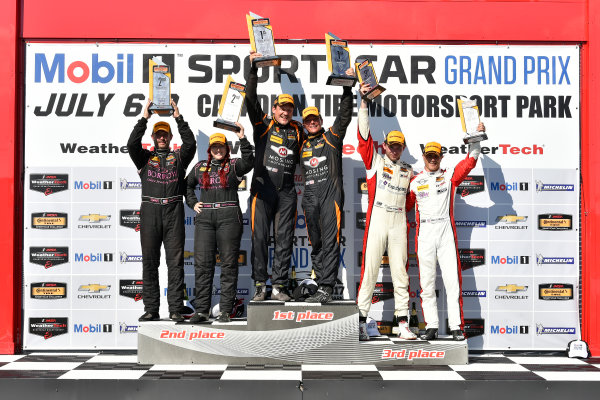 IMSA Continental Tire SportsCar Challenge
Mobil 1 SportsCar Grand Prix
Canadian Tire Motorsport Park
Bowmanville, ON CAN
Saturday 8 July 2017
56, Porsche, Porsche Cayman, ST, Jeff Mosing, Eric Foss, 44, Nissan, Altima, Sarah Cattaneo, Owen Trinkler, 37, MINI, MINI JCW, Mike LaMarra, James Vance, podium win, winner, victory lane
World Copyright: Scott R LePage/LAT Images IMSA Continental Tire SportsCar Challenge
Mobil 1 SportsCar Grand Prix
Canadian Tire Motorsport Park
Bowmanville, ON CAN
Saturday 8 July 2017
56, Porsche, Porsche Cayman, ST, Jeff Mosing, Eric Foss, 44, Nissan, Altima, Sarah Cattaneo, Owen Trinkler, 37, MINI, MINI JCW, Mike LaMarra, James Vance, podium win, winner, victory lane
World Copyright: Scott R LePage/LAT Images