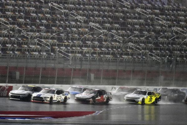 #16: A.J. Allmendinger, Kaulig Racing, Chevrolet Camaro Ellsworth Advisors and #98: Chase Briscoe, Stewart-Haas Racing, Ford Mustang Ford Performance Racing School #16: A.J. Allmendinger, Kaulig Racing, Chevrolet Camaro Ellsworth Advisors and #98: Chase Briscoe, Stewart-Haas Racing, Ford Mustang Ford Performance Racing School