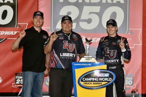 5-6 May, 2016, Kansas City, Kansas USA
William Byron celebrates his win in Victory Lane
? 2016, Nigel Kinrade
LAT Photo USA 5-6 May, 2016, Kansas City, Kansas USA
William Byron celebrates his win in Victory Lane
? 2016, Nigel Kinrade
LAT Photo USA