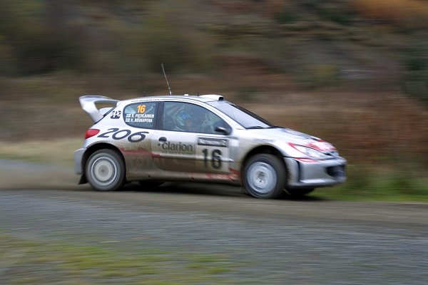 2001 FIA World Rally Championship.
Rally Of Great Britain. Cardiff, Wales. 
November 22-25th.
Harri Rovanpera, Peugeot 206 WRC.
Stage Five.
Photo: Paul Dowker/LAT Photographic.
World - LAT Photographic.
8
9mb DIgital File Only