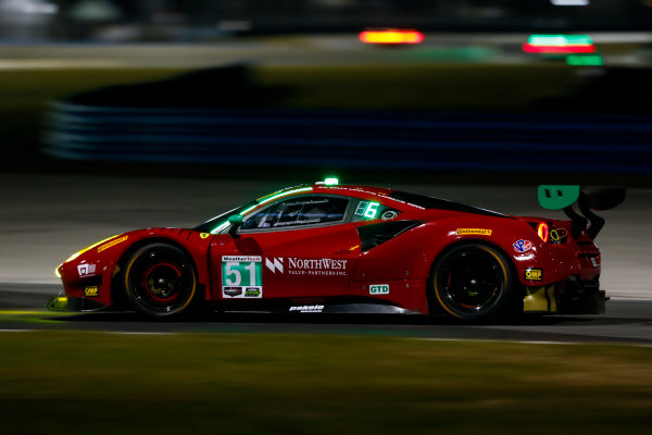 IMSA WeatherTech SportsCar Championship
The Roar Before the Rolex 24
Daytona International Speedway
Daytona Beach, FL USA
Saturday 6 January 2018
#51 Spirit of Race Ferrari 488 GT3, GTD: Paul Dalla Lana, Pedro Lamy, Mathias Lauda, Daniel Serra
World Copyright: Jake Galstad
LAT Images