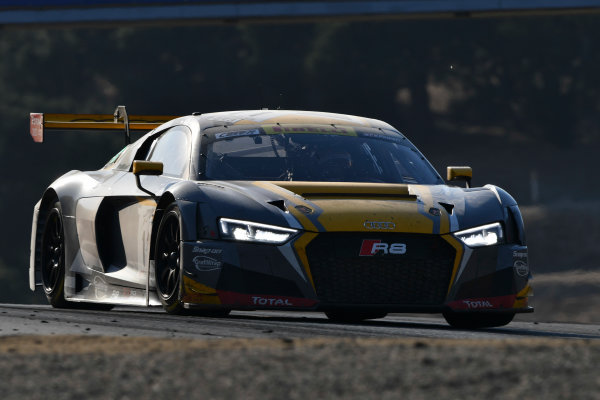 Pirelli World Challenge
Intercontinental GT Challenge California 8 Hours
Mazda Raceway Laguna Seca
Sunday 15 October 2017
Robin Frijns, Stuart Leonard, Jake Dennis, Audi R8 LMS, GT3 Overall
World Copyright: Richard Dole
LAT Images