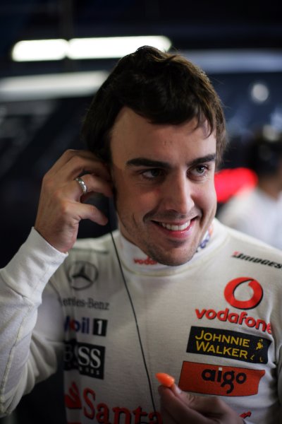 2007 Italian Grand Prix - Saturday Qualifying
Autodromo di Monza, Monza, Italy.
8th September 2007.
Fernando Alonso, McLaren MP4-22 Mercedes. Portrait. 
World Copyright: Steven Tee/LAT Photographic
ref: Digital Image YY2Z8420