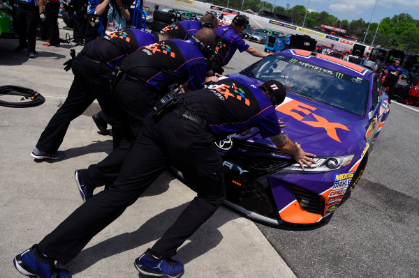 Monster Energy NASCAR Cup Series
Toyota Owners 400
Richmond International Raceway, Richmond, VA USA
Friday 28 April 2017
Denny Hamlin, Joe Gibbs Racing, FedEx Ground Toyota Camry
World Copyright: Nigel Kinrade
LAT Images
ref: Digital Image 17RIC1nk00718