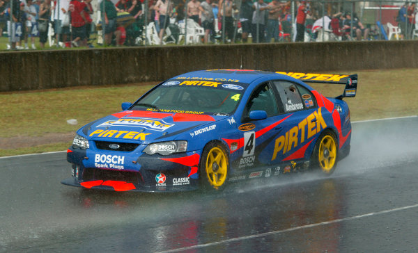Australian V8 Supercars, Round 13, Eastern Creek, Sydney. 30th Nov 2003.
Ford driver Marcos Ambrose takes victory in race 2 to win the 2003 V8 Supercar Championship at the VIP Petfoods Main Event at Eastern Creek International Raceway 20km west of Sydney NSW, Australia.
Photo: Mark Horsburgh/LAT Photographic Australian V8 Supercars, Round 13, Eastern Creek, Sydney. 30th Nov 2003.
Ford driver Marcos Ambrose takes victory in race 2 to win the 2003 V8 Supercar Championship at the VIP Petfoods Main Event at Eastern Creek International Raceway 20km west of Sydney NSW, Australia.
Photo: Mark Horsburgh/LAT Photographic