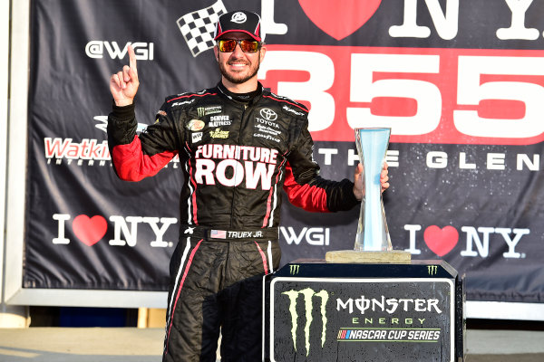 Monster Energy NASCAR Cup Series
I LOVE NEW YORK 355 at The Glen
Watkins Glen International, Watkins Glen, NY USA
Sunday 6 August 2017
Martin Truex Jr, Furniture Row Racing, Furniture Row/Denver Mattress Toyota Camry celebrates in victory lane
World Copyright: John Harrelson
LAT Images Monster Energy NASCAR Cup Series
I LOVE NEW YORK 355 at The Glen
Watkins Glen International, Watkins Glen, NY USA
Sunday 6 August 2017
Martin Truex Jr, Furniture Row Racing, Furniture Row/Denver Mattress Toyota Camry celebrates in victory lane
World Copyright: John Harrelson
LAT Images