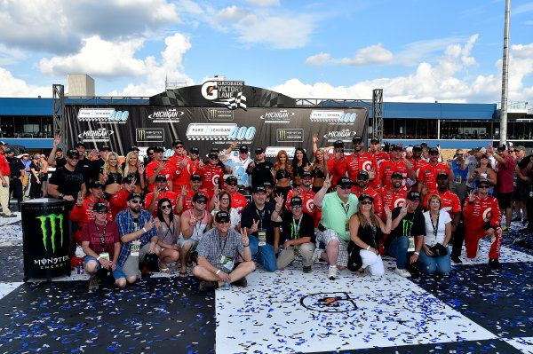 Monster Energy NASCAR Cup Series
Pure Michigan 400
Michigan International Speedway, Brooklyn, MI USA
Sunday 13 August 2017
Kyle Larson, Chip Ganassi Racing, Target Chevrolet SS wins
World Copyright: Rusty Jarrett
LAT Images