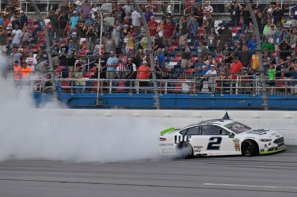 Monster Energy NASCAR Cup Series
Alabama 500
Talladega Superspeedway
Talladega, AL USA
Sunday 15 October 2017
Brad Keselowski, Team Penske, Miller Lite Ford Fusion wins
World Copyright: Rusty Jarrett
LAT Images Monster Energy NASCAR Cup Series
Alabama 500
Talladega Superspeedway
Talladega, AL USA
Sunday 15 October 2017
Brad Keselowski, Team Penske, Miller Lite Ford Fusion wins
World Copyright: Rusty Jarrett
LAT Images