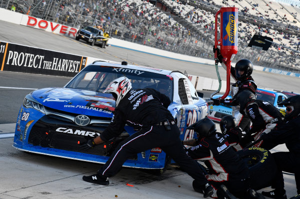 NASCAR XFINITY Series
Use Your Melon Drive Sober 200
Dover International Speedway, Dover, DE USA
Saturday 30 September 2017
Erik Jones, Pixel Pals/GameStop Toyota Toyota Camry
World Copyright: Rusty Jarrett
LAT Images NASCAR XFINITY Series
Use Your Melon Drive Sober 200
Dover International Speedway, Dover, DE USA
Saturday 30 September 2017
Erik Jones, Pixel Pals/GameStop Toyota Toyota Camry
World Copyright: Rusty Jarrett
LAT Images