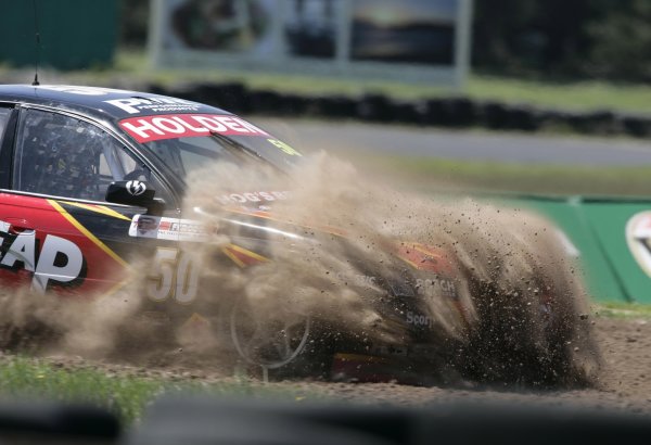 2005 Australian V8 Supercars
Symmons Plains Raceway, Australia. 11th - 13th November 2005
Paul Weel (Super Cheap Auto Racing Holden Commodore VZ), ploughs through the gravel.
World Copyright: Mark Horsburgh / LAT Photographic
ref: 05AusV8SP48 2005 Australian V8 Supercars
Symmons Plains Raceway, Australia. 11th - 13th November 2005
Paul Weel (Super Cheap Auto Racing Holden Commodore VZ), ploughs through the gravel.
World Copyright: Mark Horsburgh / LAT Photographic
ref: 05AusV8SP48