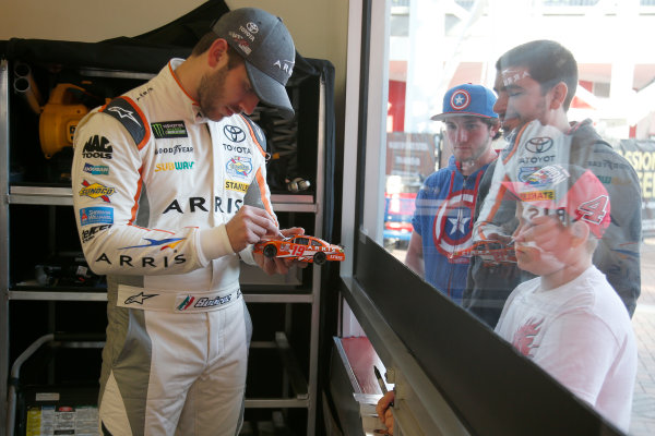 2017 NASCAR Cup - Clash at Daytona
Daytona International Speedway, Daytona Beach, FL USA
Friday 17 February 2017
Daniel Suarez, ARRIS Toyota Camry
World Copyright: Lesley Ann Miller/LAT Images
ref: Digital Image _LAM0310