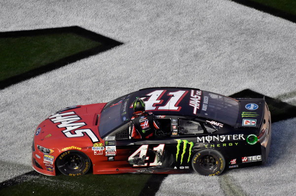 2017 NASCAR Monster Energy Cup Series - Daytona 500
Daytona International Speedway, Daytona Beach, FL USA
Sunday 26 February 2017
Kurt Busch celebrates his win
World Copyright: Nigel Kinrade/LAT Images

ref: Digital Image 17DAY2nk13886