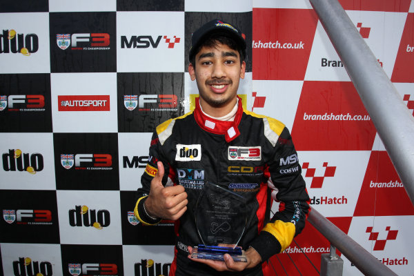 2016 BRDC British Formula 3 Championship,
Brands Hatch, Kent. 16th - 17th April 2016.
Quinlan Lall (USA) Chris Dittmann Racing BRDC F3.
World Copyright: Ebrey / LAT Photographic. 2016 BRDC British Formula 3 Championship,
Brands Hatch, Kent. 16th - 17th April 2016.
Quinlan Lall (USA) Chris Dittmann Racing BRDC F3.
World Copyright: Ebrey / LAT Photographic.