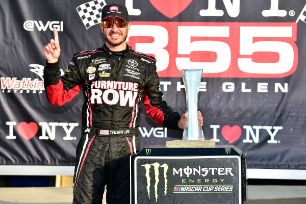 Monster Energy NASCAR Cup Series
I LOVE NEW YORK 355 at The Glen
Watkins Glen International, Watkins Glen, NY USA
Sunday 6 August 2017
Martin Truex Jr, Furniture Row Racing, Furniture Row/Denver Mattress Toyota Camry celebrates in victory lane
World Copyright: John Harrelson
LAT Images Monster Energy NASCAR Cup Series
I LOVE NEW YORK 355 at The Glen
Watkins Glen International, Watkins Glen, NY USA
Sunday 6 August 2017
Martin Truex Jr, Furniture Row Racing, Furniture Row/Denver Mattress Toyota Camry celebrates in victory lane
World Copyright: John Harrelson
LAT Images