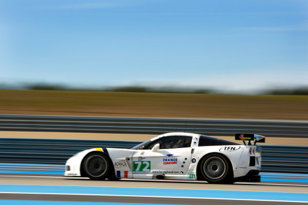 Circuit Paul Ricard, France. 8th March 2009. 
Luc Alphand  / Patrice Goueslard / Yann Clairay / Olivier Beretta, (LUC Alphand Aventures) Corvette C6R. 
Action. 
World Copyright: Drew Gibson/LAT Photographic.
ref: Digital Image DG0_2818