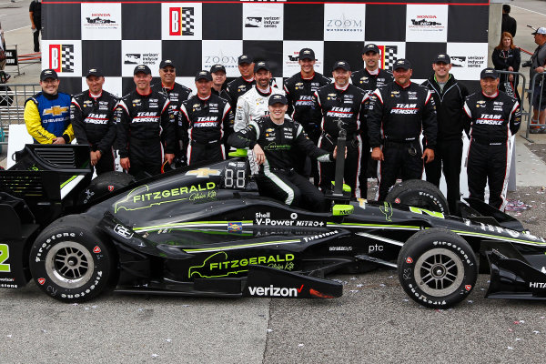 2017 Verizon IndyCar Series
Honda Indy Grand Prix of Alabama
Barber Motorsports Park, Birmingham, AL USA
Sunday 23 April 2017
Josef Newgarden, Team Penske Chevrolet celebrates in victory lane with his crew
World Copyright: Phillip Abbott
LAT Images
ref: Digital Image abbott_barber_0417_6654