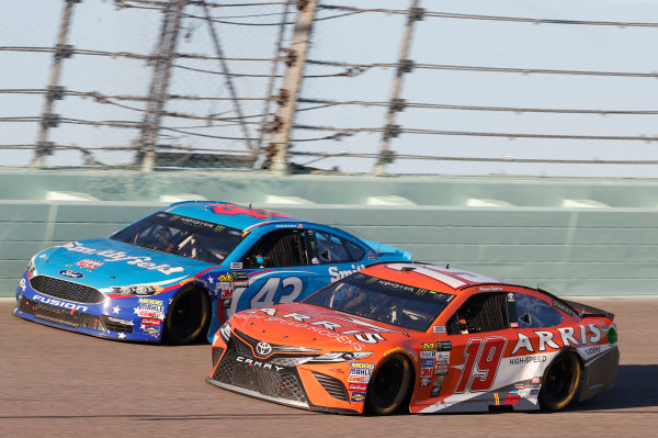 Monster Energy NASCAR Cup Series
Ford EcoBoost 400
Homestead-Miami Speedway, Homestead, FL USA
Sunday 19 November 2017
Daniel Suarez, Joe Gibbs Racing, ARRIS Toyota Camry
World Copyright: Matthew T. Thacker
LAT Images Monster Energy NASCAR Cup Series
Ford EcoBoost 400
Homestead-Miami Speedway, Homestead, FL USA
Sunday 19 November 2017
Daniel Suarez, Joe Gibbs Racing, ARRIS Toyota Camry
World Copyright: Matthew T. Thacker
LAT Images