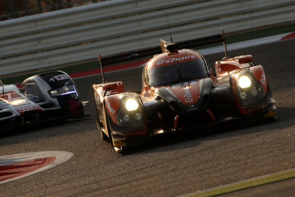 2015 FIA World Endurance Championship,
Bahrain International Circuit, Bahrain.
19th - 21st November 2015.
Romain Rusinov / Julien Canal / Sam Bird G-Drive Racing Ligier JS P2 Nissan.
World Copyright: Jakob Ebrey / LAT Photographic.