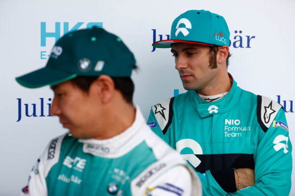 2017/2018 FIA Formula E Championship.
Round 1 - Hong Kong, China.
Saturday 02 December 2017.
Kamui Kobayashi (JAP), MS + AD Andretti Formula E, Andretti ATEC-03, and Luca Filippi (ITA), NIO Formula E Team, NextEV NIO Sport 003.
Photo: Sam Bloxham/LAT/Formula E
ref: Digital Image _W6I6180 2017/2018 FIA Formula E Championship.
Round 1 - Hong Kong, China.
Saturday 02 December 2017.
Kamui Kobayashi (JAP), MS + AD Andretti Formula E, Andretti ATEC-03, and Luca Filippi (ITA), NIO Formula E Team, NextEV NIO Sport 003.
Photo: Sam Bloxham/LAT/Formula E
ref: Digital Image _W6I6180