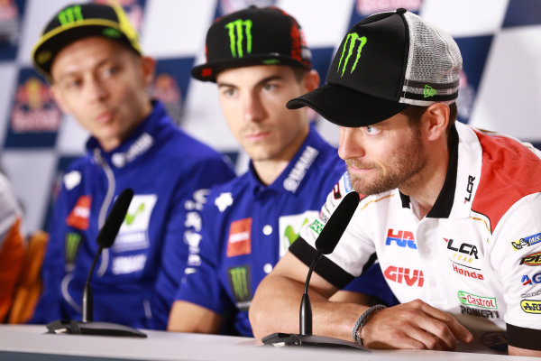 2017 MotoGP Championship - Round 3
Circuit of the Americas, Austin, Texas, USA
Thursday 20 April 2017
Cal Crutchlow, Team LCR Honda
World Copyright: Gold and Goose Photography/LAT Images
ref: Digital Image 500-1374 2017 MotoGP Championship - Round 3
Circuit of the Americas, Austin, Texas, USA
Thursday 20 April 2017
Cal Crutchlow, Team LCR Honda
World Copyright: Gold and Goose Photography/LAT Images
ref: Digital Image 500-1374
