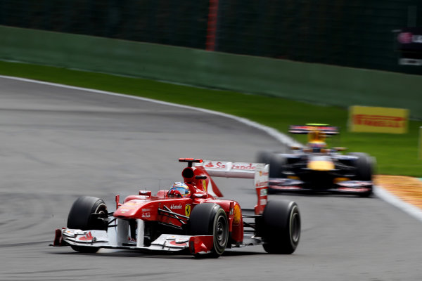 Spa-Francorchamps, Spa, Belgium
28th August 2011.
Fernando Alonso, Ferrari 150° Italia, 4th position. Action.
World Copyright: Andy Hone/LAT Photographic
ref: Digital Image CI0C2363 Spa-Francorchamps, Spa, Belgium
28th August 2011.
Fernando Alonso, Ferrari 150° Italia, 4th position. Action.
World Copyright: Andy Hone/LAT Photographic
ref: Digital Image CI0C2363