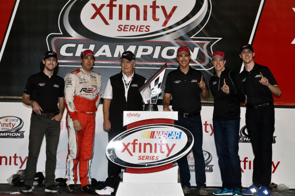 NASCAR XFINITY Series
Ford EcoBoost 300
Homestead-Miami Speedway, Homestead, FL USA
Saturday 18 November 2017
Team Penske celebrate winning the 2017 NASCAR Xfinity Series Owners Championship
World Copyright: Nigel Kinrade
LAT Images NASCAR XFINITY Series
Ford EcoBoost 300
Homestead-Miami Speedway, Homestead, FL USA
Saturday 18 November 2017
Team Penske celebrate winning the 2017 NASCAR Xfinity Series Owners Championship
World Copyright: Nigel Kinrade
LAT Images