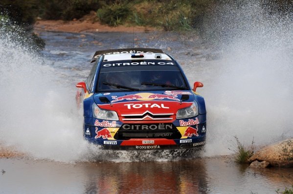 FIA World Rally Championship, Rd 6.
May 15-18, 2008
Rally d'Italia Sardegna, Olbia, Sardinia, Italy
Day Three, Sunday May 18, 2008.
Sebastien Loeb (FRA) through the watersplash on Stage 14.
DIGITAL IMAGE
FIA World Rally Championship, Rd6, Rally d'Italia Sardegna, Sardinia, Italy, Day Three, Sunday 18 May 2008.